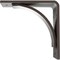 Ekena Millwork Morris Steel Bracket, Hammered Brown 3"W x 6"D x 6"H BKTM03X06X06MOHBR - alternate 3